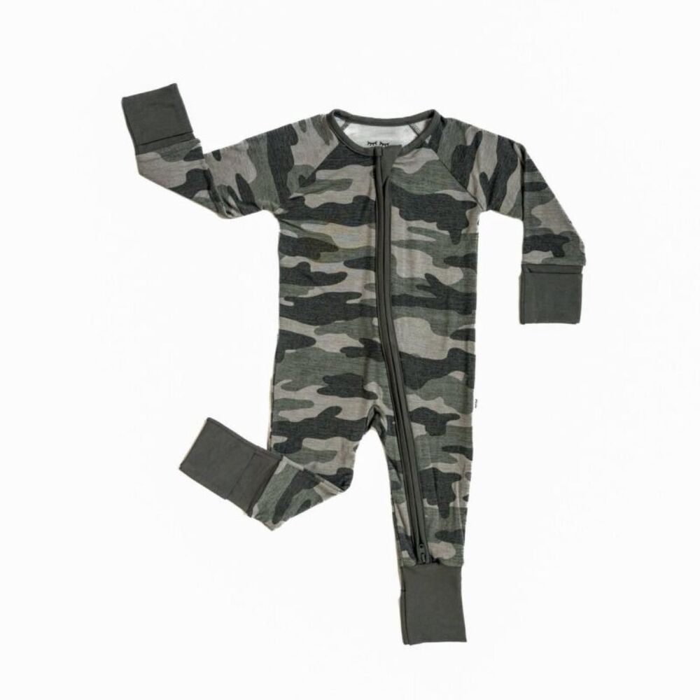 Little Sleepies Camo Zippy